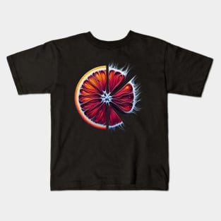 Surreal Orange Slice Kids T-Shirt